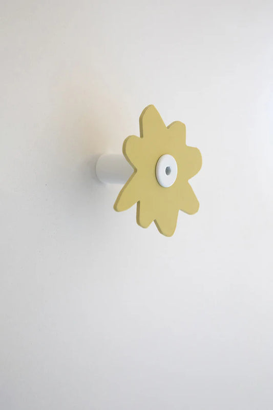 FLUER - Pale Yellow | Wall Hook